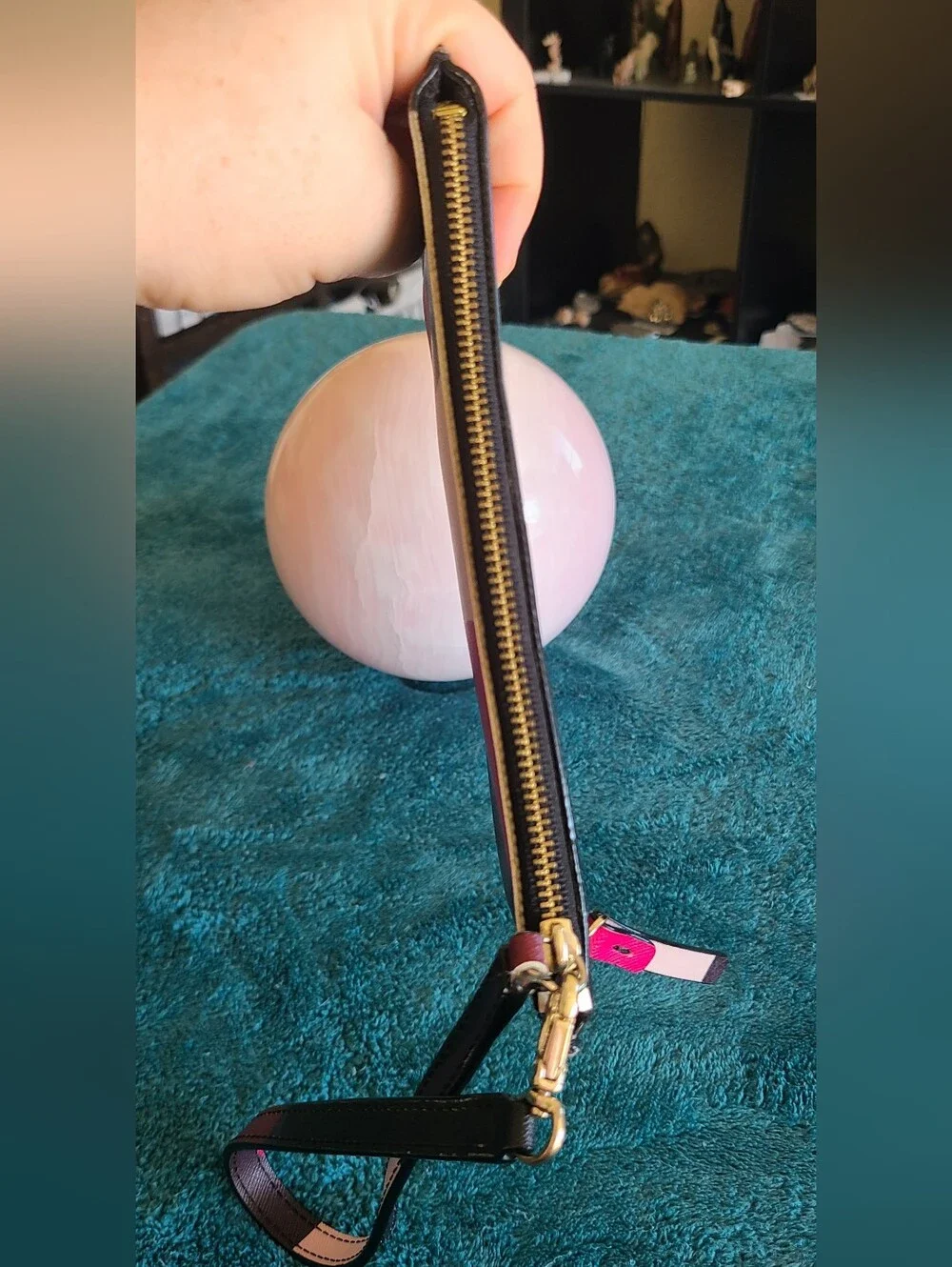 Kate Spade Pink Multi Leather Wristlet Clutch